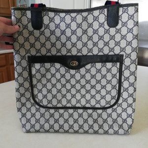 Authentic Vintage Gucci Supreme GG Plus PVC Tote